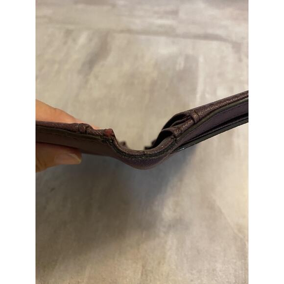 Kate Spade New York Wallet Womens Burgundy Saffiano Continental Zip Pocket - Picture 10 of 13